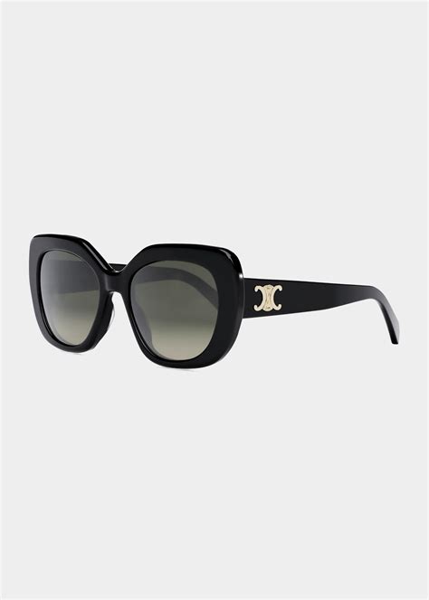 Celine Triomphe Acetate Butterfly Sungl